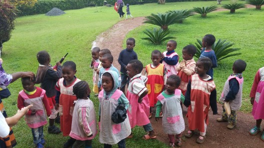 Niños de una escuela de Camerún